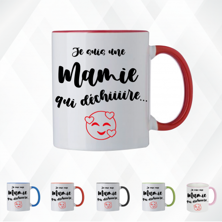 Mug - Je suis une mamie qui déchire - Brod N' Flock
