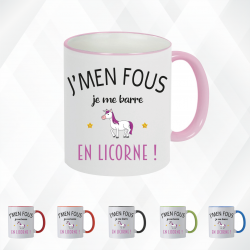 Mug - J'men fous je me barre en licorne ! - Brod N' Flock