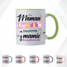 Mug - Une maman formidable donne toujours une mamie ...- Brod N' Flock