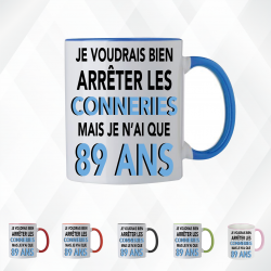 Mug - Je voudrais bien arrêter les conneries mais je ..- Brod N' Flock