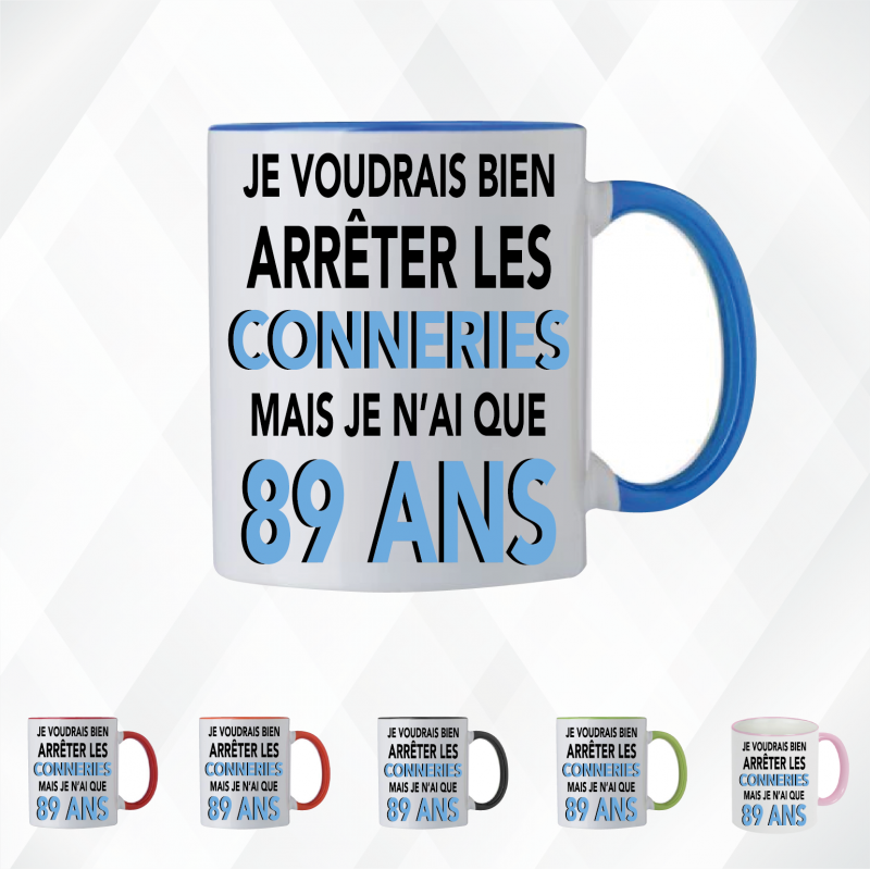 Mug - Je voudrais bien arrêter les conneries mais je ..- Brod N' Flock Mug - Je voudrais bien arrêter les conneries mais je ..- Brod N' Flock