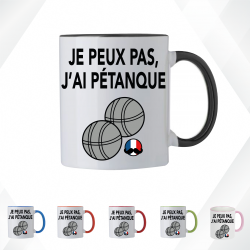 Mug - J'peux pas j'ai pétanque - Brod N' Flock