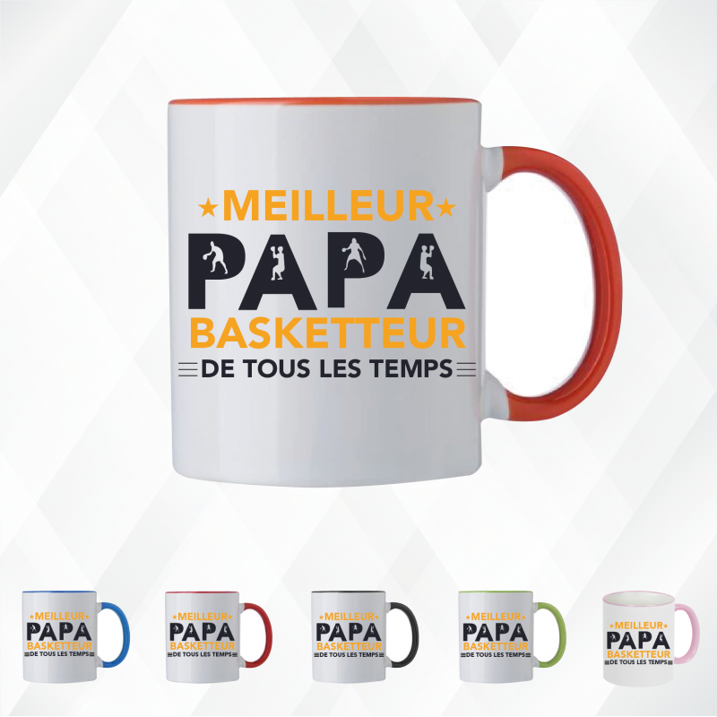 Mug - Meilleur papa basketteur de tous les temps - Brod N' Flock