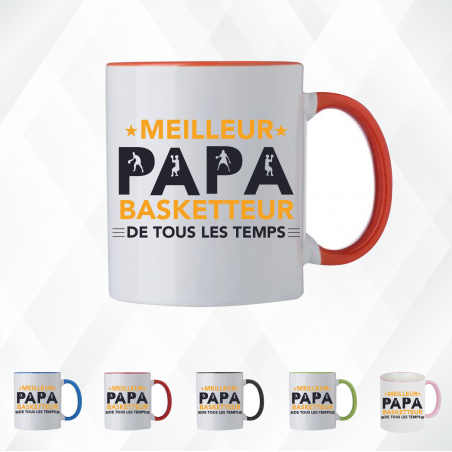 Mug - Meilleur papa basketteur de tous les temps - Brod N' Flock