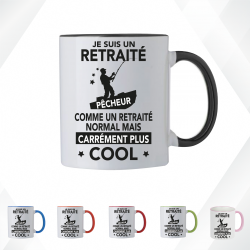 Mug - Je suis un retraité pêcheur comme un retraité ...- Brod N' Flock