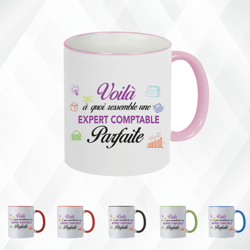 Mug - Voilà à quoi ressemble une expert comptable ...- Brod N' Flock