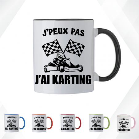 Mug - J'peux pas j'ai karting - Brod N' Flock