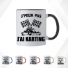 Mug - J'peux pas j'ai karting - Brod N' Flock