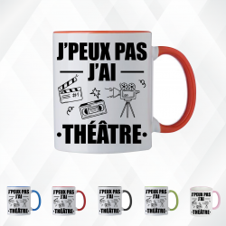 Mug - J'peux pas j'ai théâtre - Brod N' Flock