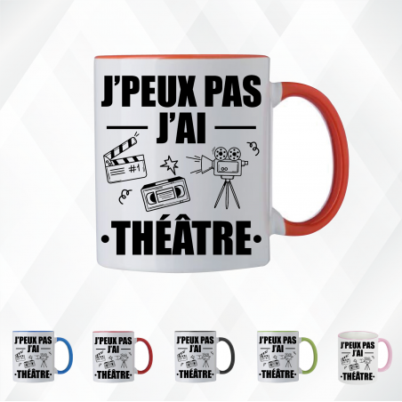 Mug - J'peux pas j'ai théâtre - Brod N' Flock