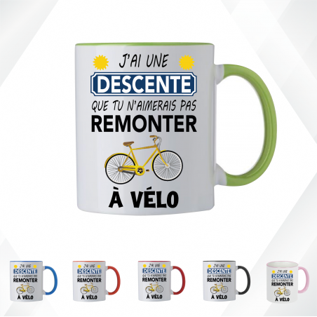 Mug - J'ai une descente que tu n'aimerais pas remonter - Brod N' Flock