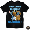 T-shirt - Une copine comme ça ou rien ! - Brod N' Flock