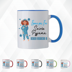Mug - J'peux pas j'ai soirée pyjama entre copines - Brod N' Flock