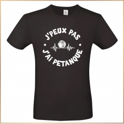 T-shirt - J'peux pas j'ai pétanque - Brod N' Flock