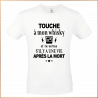 T-shirt - Touche à mon whisky et tu verras si ... - Brod N' Flock