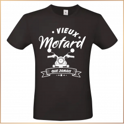 T-shirt - Vieux motard que jamais - Brod N' Flock