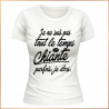 T-shirt - Je ne suis pas tout le temps chiante... - Brod N' Flock
