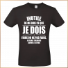 T-shirt - Inutile de me dire ce que je dois faire - Brod N' Flock