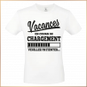 T-shirt - Vacances en cours de chargement - Brod N' Flock