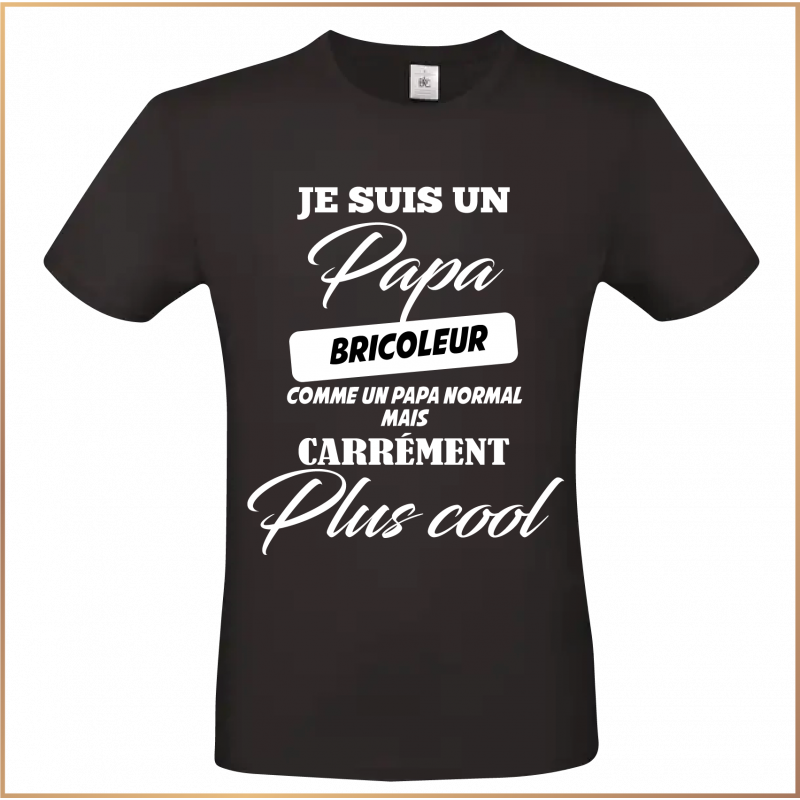 T-shirt - Je suis un Papa bricoleur - Brod N' Flock