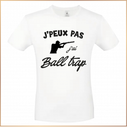 T-shirt - J'peux pas j'ai ball trap - Brod N' Flock