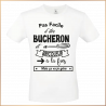 T-shirt - Pas facile d'être bucheron et bricoleur... - Brod N' Flock
