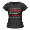 Tshirt -Il etait une fois une fille qui adorait l'apéro -Brod N' Flock