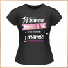 Tshirt - Une maman formidable donne toujours une mamie - Brod N' Flock