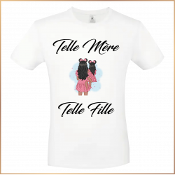 T-shirt - Telle mère telle fille - Brod N' Flock