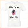T-shirt - Telle mère telle fille - Brod N' Flock