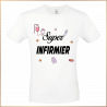 T-shirt - Super infirmier - Brod N' Flock