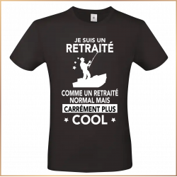 T-shirt - Je suis retraité pêcheur... - Brod N' Flock