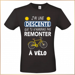 T-shirt - J'ai une descente que tu n'aimerais pas... - Brod N' Flock