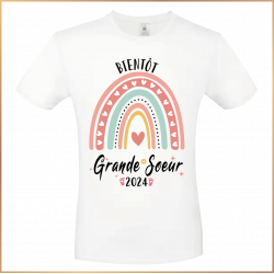 T-shirt - Bientôt Grande Sœur 2024 - Brod N' Flock