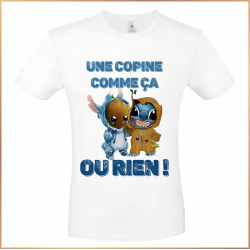 T-shirt - Une copine comme ça ou rien ! - Brod N' Flock