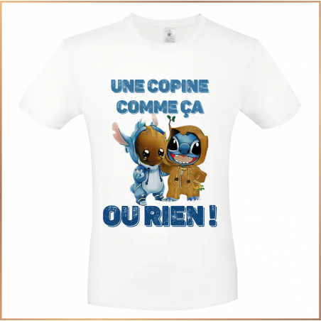 T-shirt - Une copine comme ça ou rien ! - Brod N' Flock