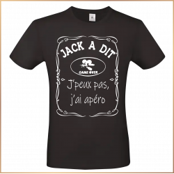 T-shirt - Jack a dit j'peux pas j'ai apéro - Brod N' Flock