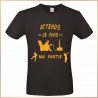 T-shirt - Attends je fini ma partie - Brod N' Flock