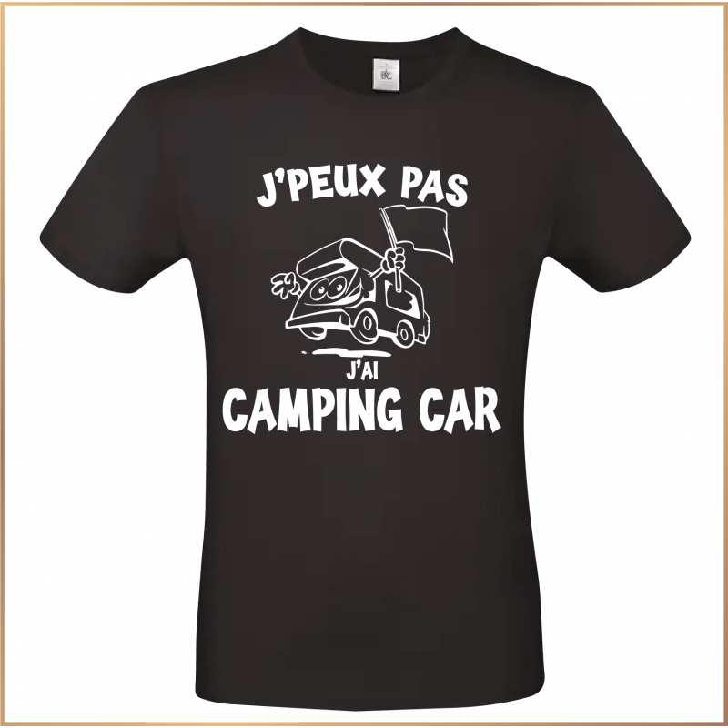 T-shirt - J'peux pas j'ai camping car - Brod N' Flock