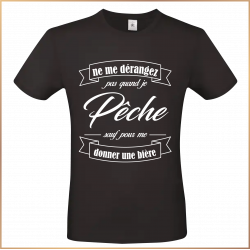 T-shirt - Ne me dérangez pas quand je pêche - Brod N' Flock