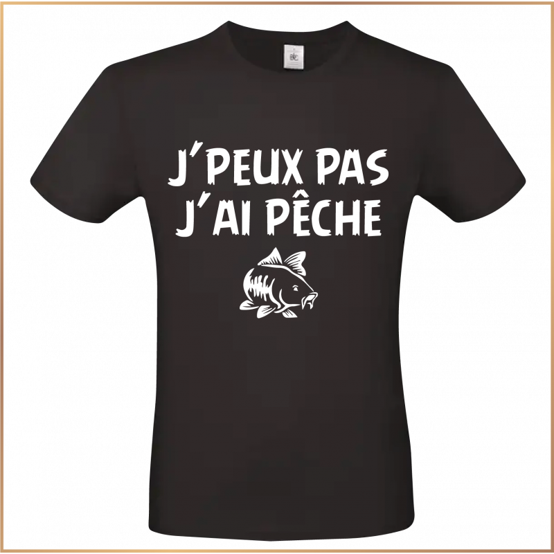 T-shirt - J'peux pas j'ai pêche - Brod N' Flock
