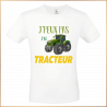 T-shirt - J'peux pas j'ai tracteur - Brod N' Flock