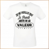 T-shirt-Je ne vieillis pas je prends juste de la valeur- Brod N' Flock