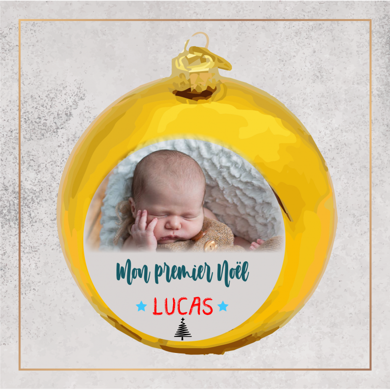 Boule de Noël - Mon premier Noël - Brod N' Flock