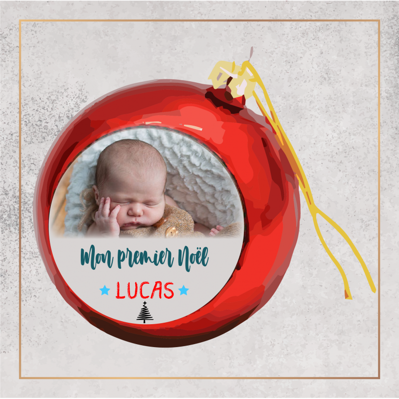 Boule de Noël - Mon premier Noël - Brod N' Flock