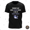 T-shirt - pendant que mon humain bosse je me la coule - Brod N' Flock