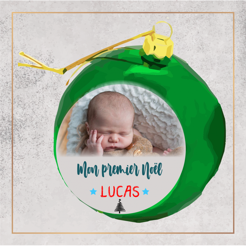 Boule de Noël - Mon premier Noël - Brod N' Flock