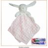 Doudou rose - Prénom personnalisable en broderie - Brod N' Flock