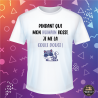 T-shirt - pendant que mon humain bosse je me la coule - Brod N' Flock