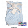 Plaid & Doudou bleu - Avec broderies personnalisées - Brod N' Flock